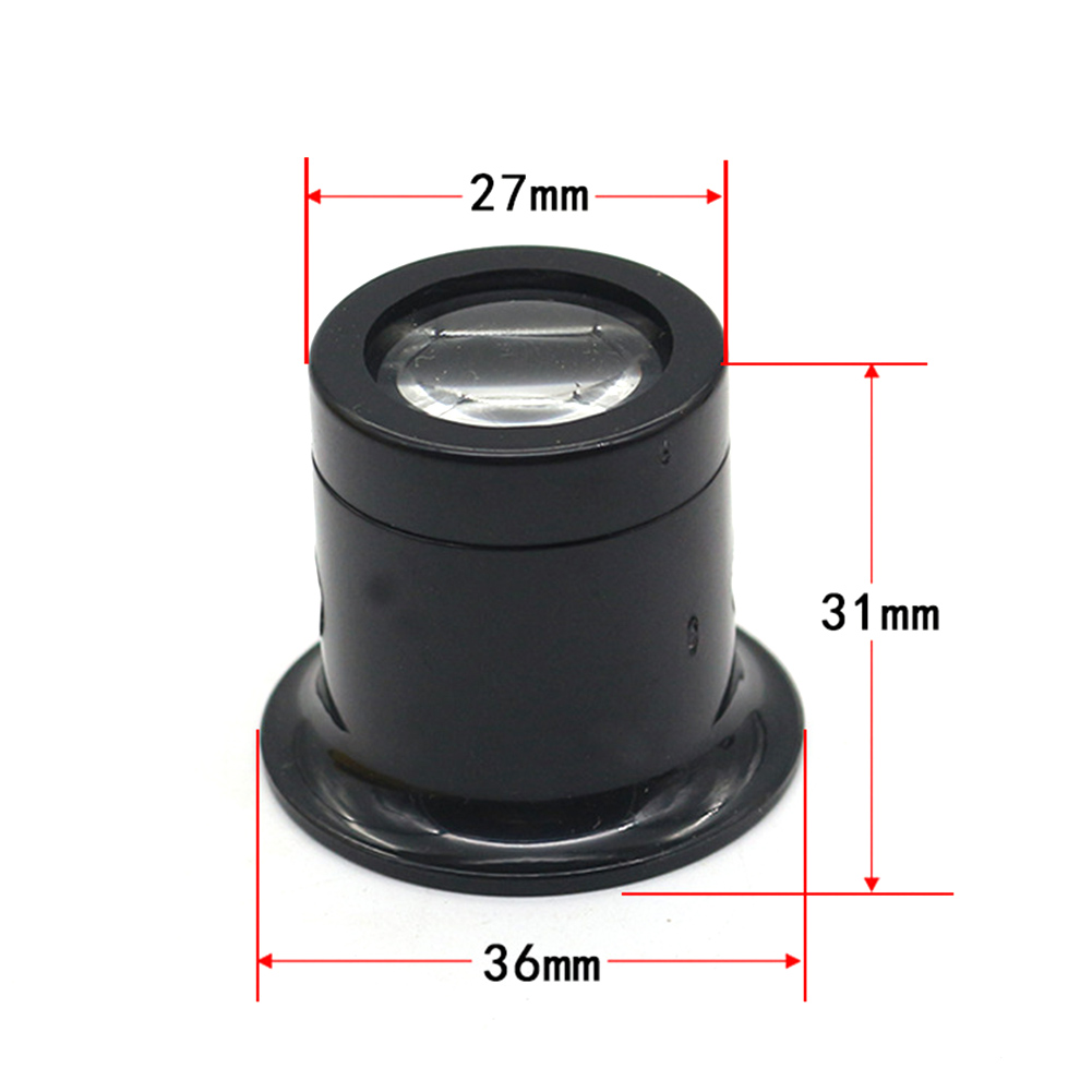 30X 10X Magnifying Glass Optical Lens Jewelry Coin Stamps Watch Repair Loupe Magnifying Glass Loupe Handheld Monocle Magnifier: Blue