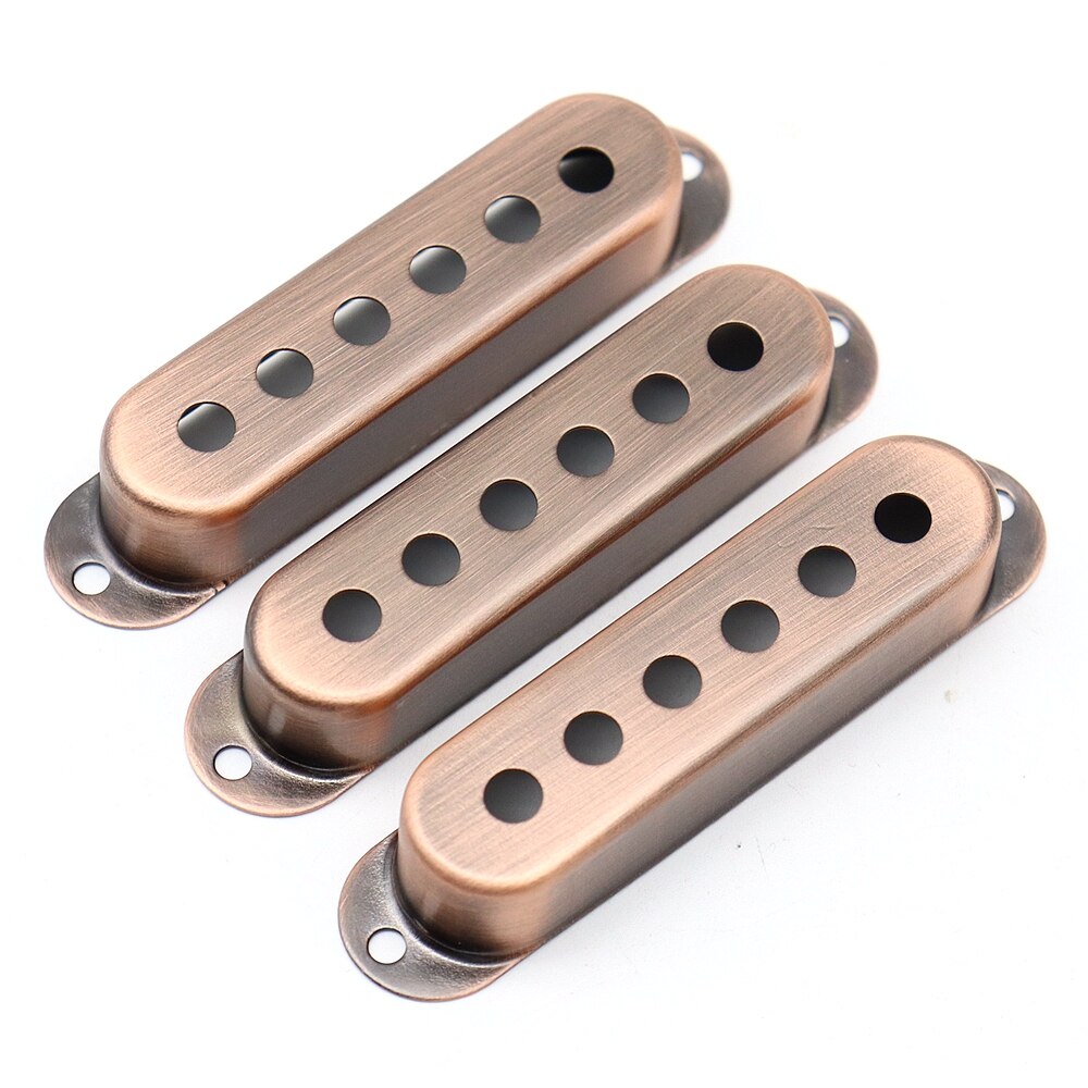 Couvercle de micro pour guitare électrique en laiton, 3 pièces, 48mm/50mm/52mm, accessoires de guitare ST SQ