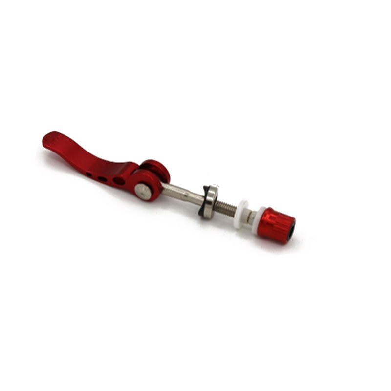 1PC Cycling Bicycle Quick Release Aluminium Bike Seat Post Clamp Seatpost Mountain Bike Seat Tube Clamp Bicycle Accessories: Red