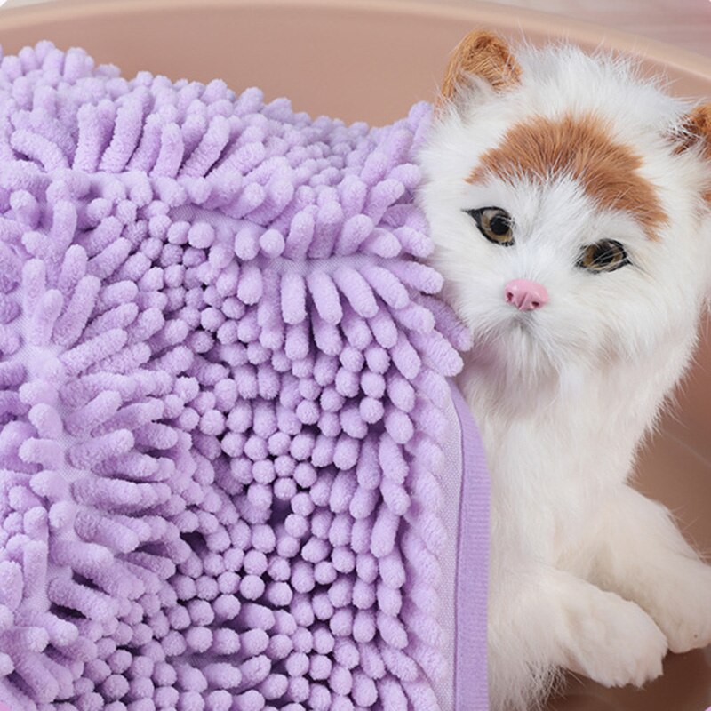 Dog Towel Microfiber Ultra Absorbent Quick Dry Lint-Free Pet Bath Towels TN99