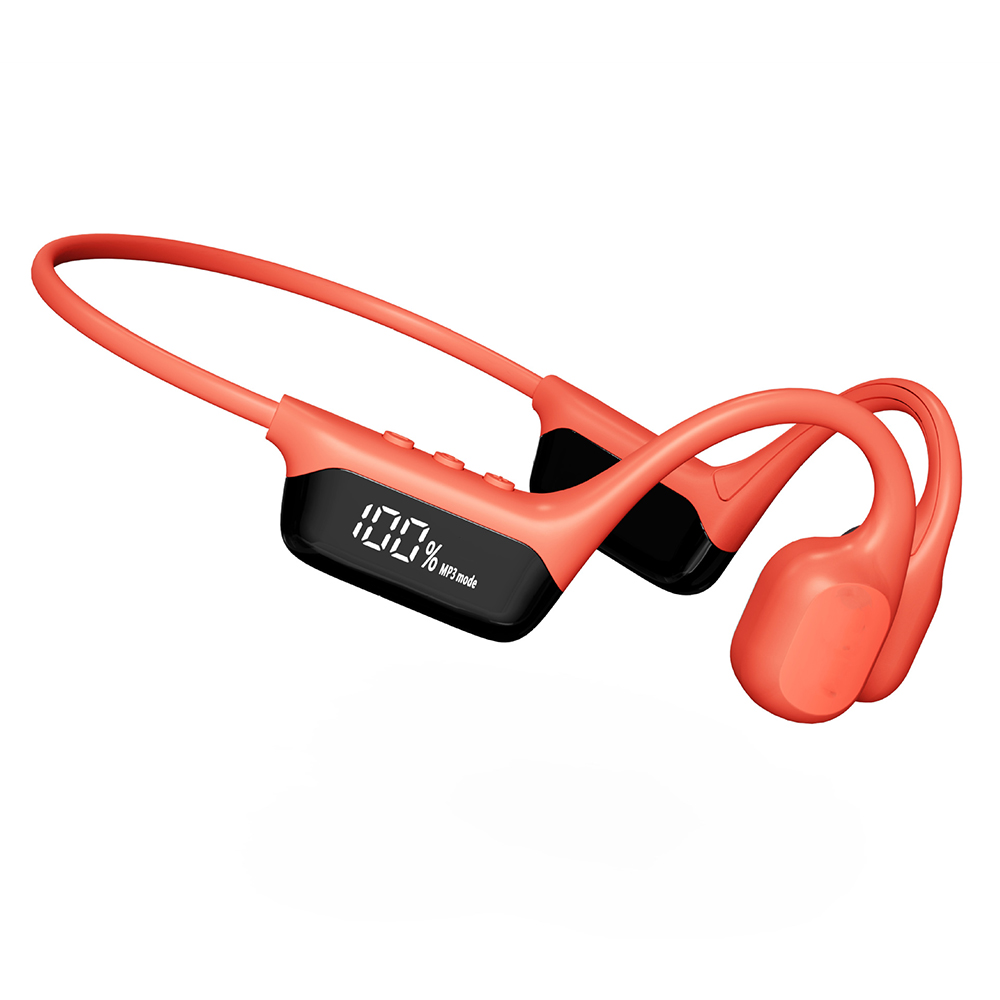 S10 Knochen leitung Bluetooth Headset IPX8 Neckband Kopfhörer Bluetooth 5.4 Schwimm kopfhörer 32GB Sport Ohrhörer Ohrhörer: Blau