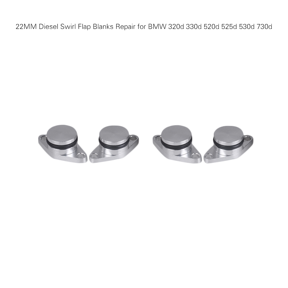 Diesel Swirl Flap Blanks Repair 4/6Pcs 22MM High for BMW 320d 330d 520d 525d 530d 730d