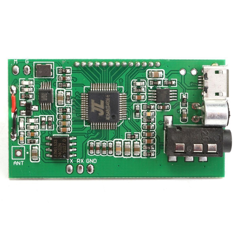 Hottest FM Transmitter Digital Module DSP PLL Wireless Stereo Microphone 87-108MHz