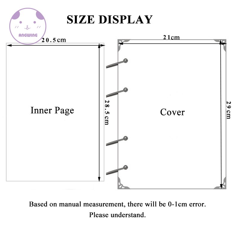 Angwing 28 Vellen Losbladige Fotoalbum Scrapbook Blank/Grote Albums Foto Cover Diy Bruiloft Foto Scrapbook Album case Binding