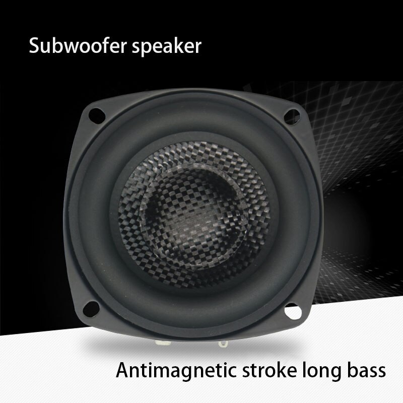 25 ~ 40w 3 tommer højttaler 4 ohm~ 8 ohm bashøjttaler subwoofer højttaler bas hifi højttalerenhed glasfibervævet bassin lavfrekvent kraftig