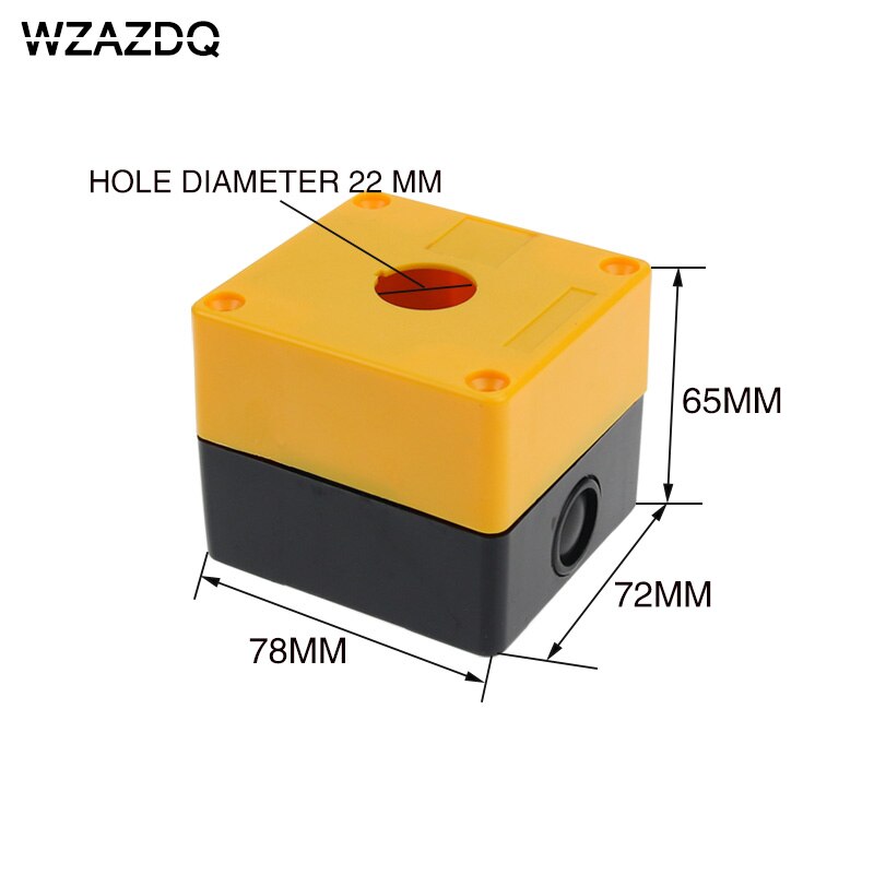 BX1-22 single hole button box 1 hole one hole button box control box one open hole 22MM.