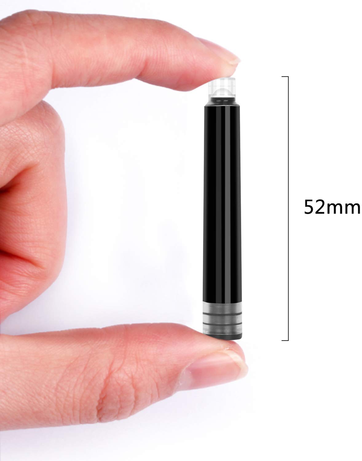 30 unidades de cartuchos de tinta Hongdian para pluma estilográfica negra/azul de 3,4mm de diámetro para bolígrafos HongDian Ink Pen / Wing Sung