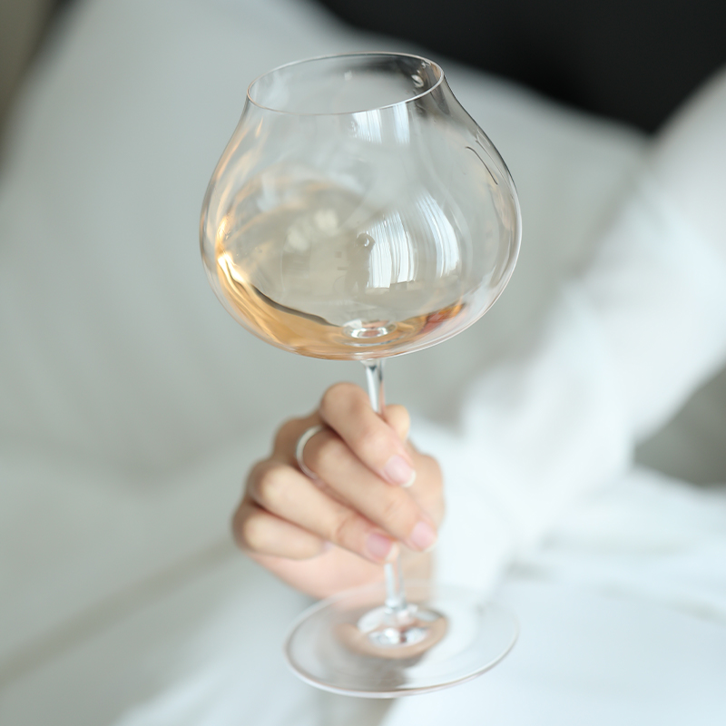 JINYOUJIA Slovakia RONA Style Super Thin Crystal Burgundy Goblet Dark White Wine Glass Sommelier Exclusive Tasting Wine Glass