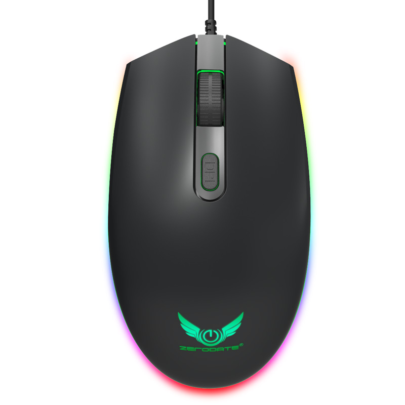 USB Optical Mouse 1600dpi Gaming Mouse RGB Optical Gamer Mice for PC Desktop Laptop Tablet Computer Mouse