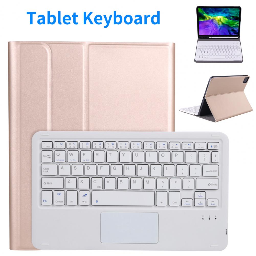 Bluetooth-compatible Tablet Keyboard for iPad Po 11 Wireless PC Keyboard Touchpad Keypad Keyboard Case teclado inalámbrico