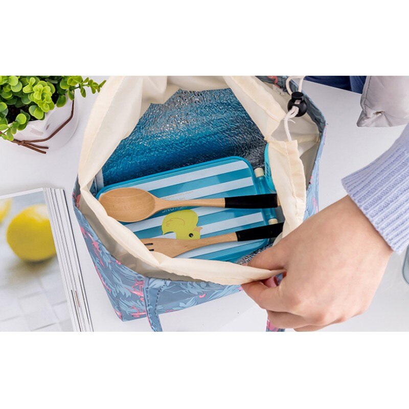 Sac à Lunch d'isolation fraîche pour les femmes étudiant enfants isolé thermique Oxford pique-nique alimentaire glacière boîte Portable fourre-tout stockage sacs de glace