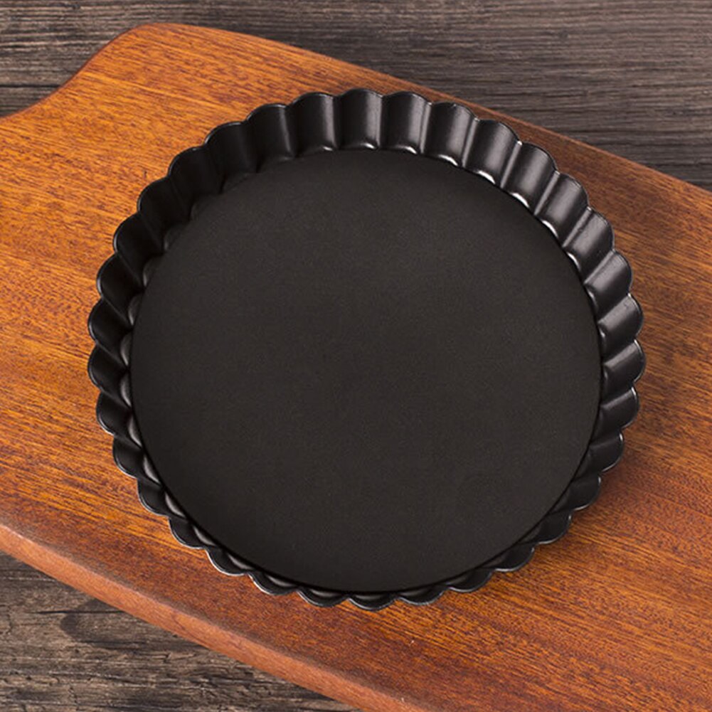 6/8inch Pie Pan Round Non Stick Baking Removable Bottom Kitchen Tool Alluminum Alloy Tart For Pizza Cake Bakeware: Default Title
