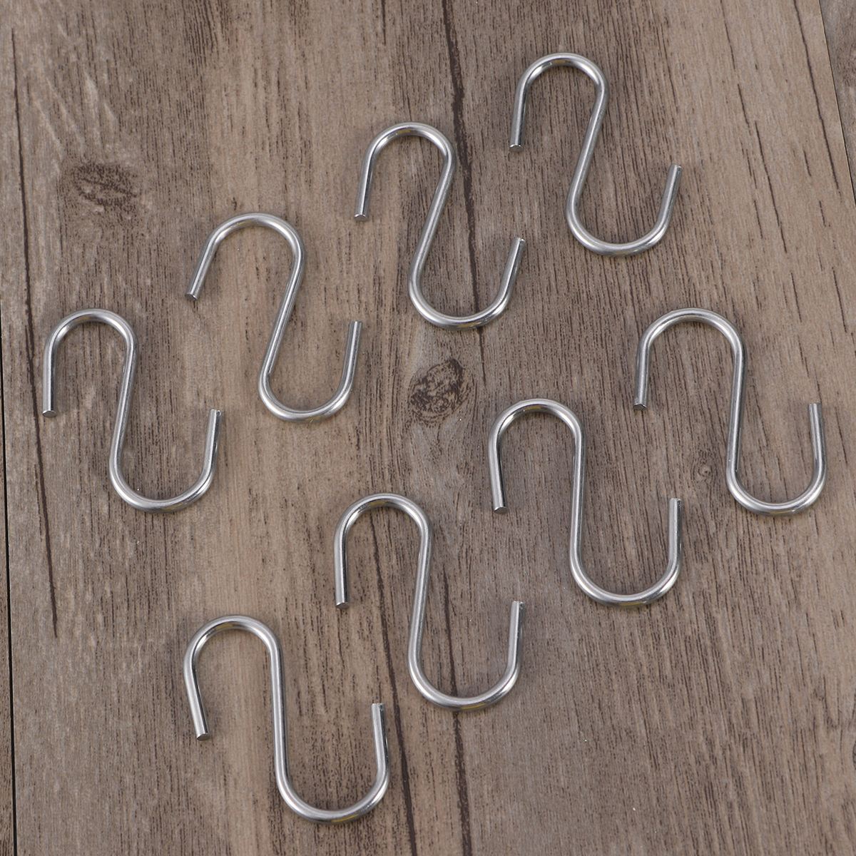 20 Pcs Stainless Steel Hooks For Hanging Closet Rotating - View #5
