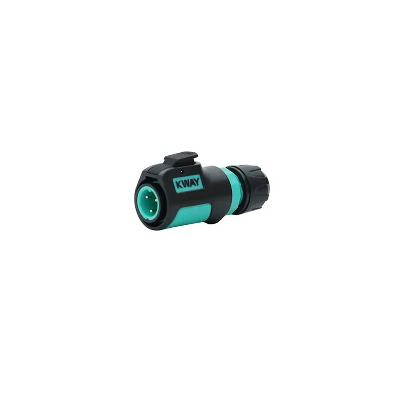 KWAY K12 Male Plug Female Socket IP68 Bulkhead M12 2 3 4 5 6 7 8 Pin Waterproof Electrical Connector Energy Scooter Charger: Silver