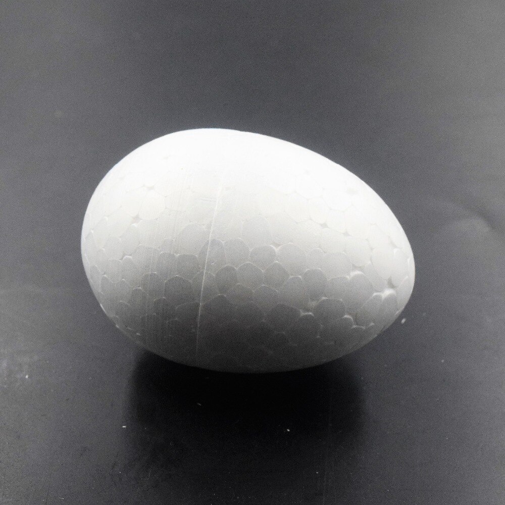 20Pcs 6CM White Foam Egg Polystyrene Styrofoam Spheres Modelling DIY Foam Egg for Party Decoration Christmas Crafts Supplies-S