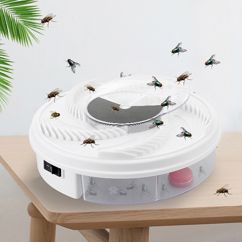 USB trampa de mosca eléctrica antimoscas atrapamoscas automático de Control de plagas asesino dispositivo volar trampa captura