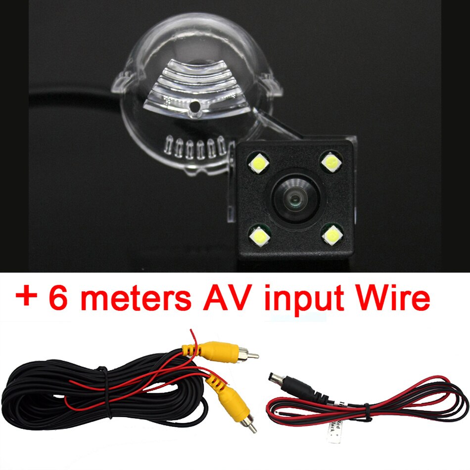 AHD 1920x1080P Special Vehicle Rear View Camera for Suzuki Sedan SX4 Hatchback Crossover S-CrossVitara Auto Liana 2 3 Wagon Car: 4led Rear Camera