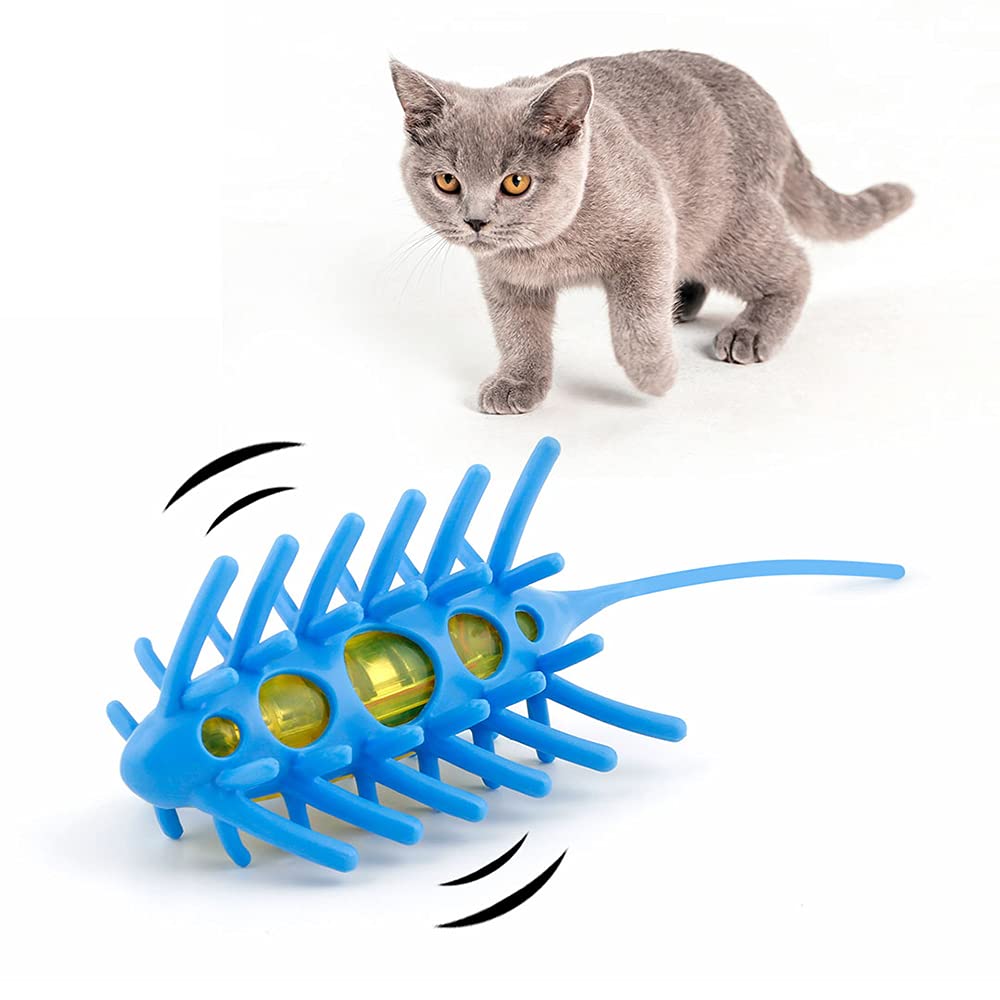 Souris électronique mobile à 360 ° pour chat, jouet interactif et automatique pour l&#39;intérieur, jeu de Rat et de chaton