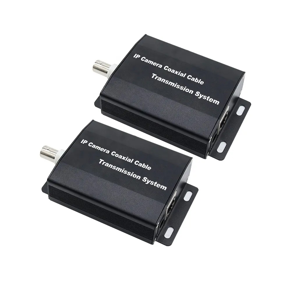 IP/POE über Koax-EOC-Konverter, IP-Netzwerk zu RG59 BNC Koaxial-Absender-Verlängerung zur Aufrügestochen von Analog-zu-IP-Sicherheitssystem