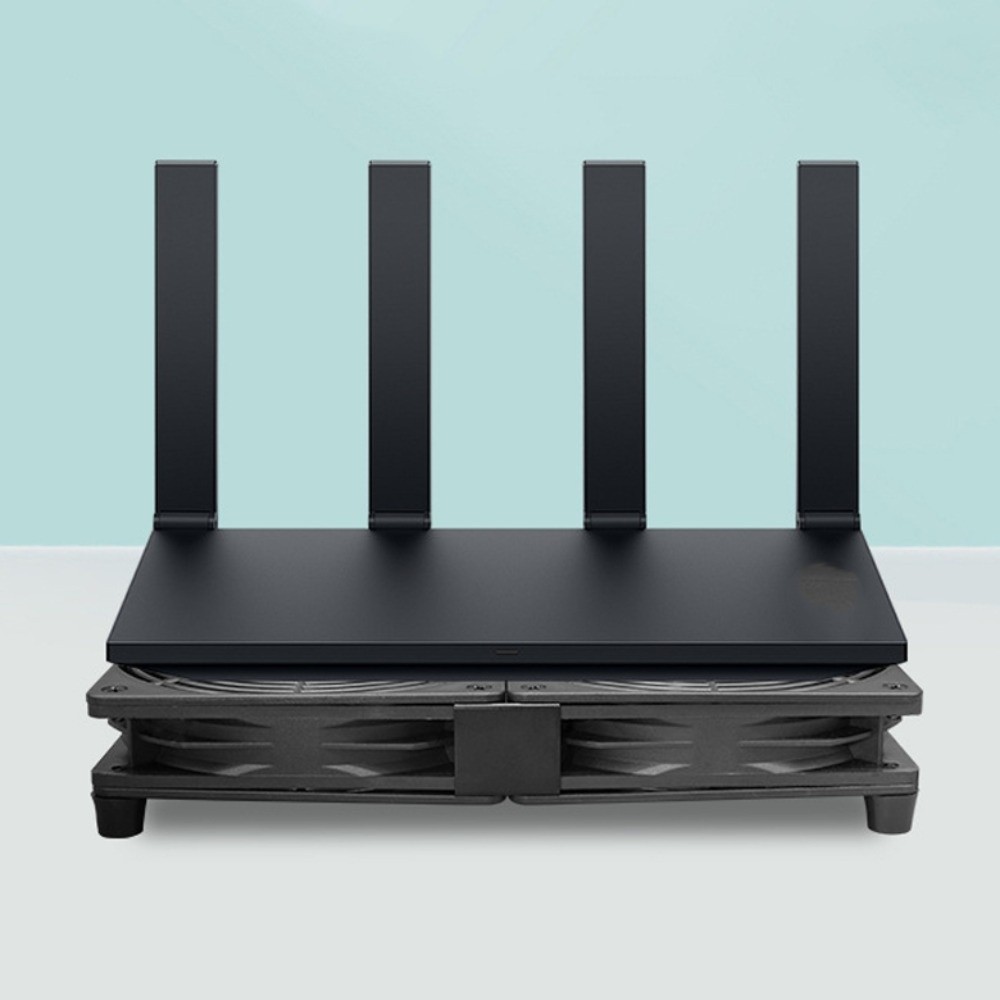 DC 5V Router Cooling Fan Protective Net with Switch Router Cooling Stand Dual Fans Slient USB Radiator Base Optical Modem/Router