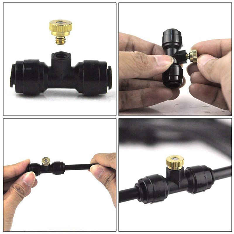 Portable Indoor Garden Water Spray Kit Outdoor Garden Misting System Fog Garden Irrigation For Greenhouse Humidification