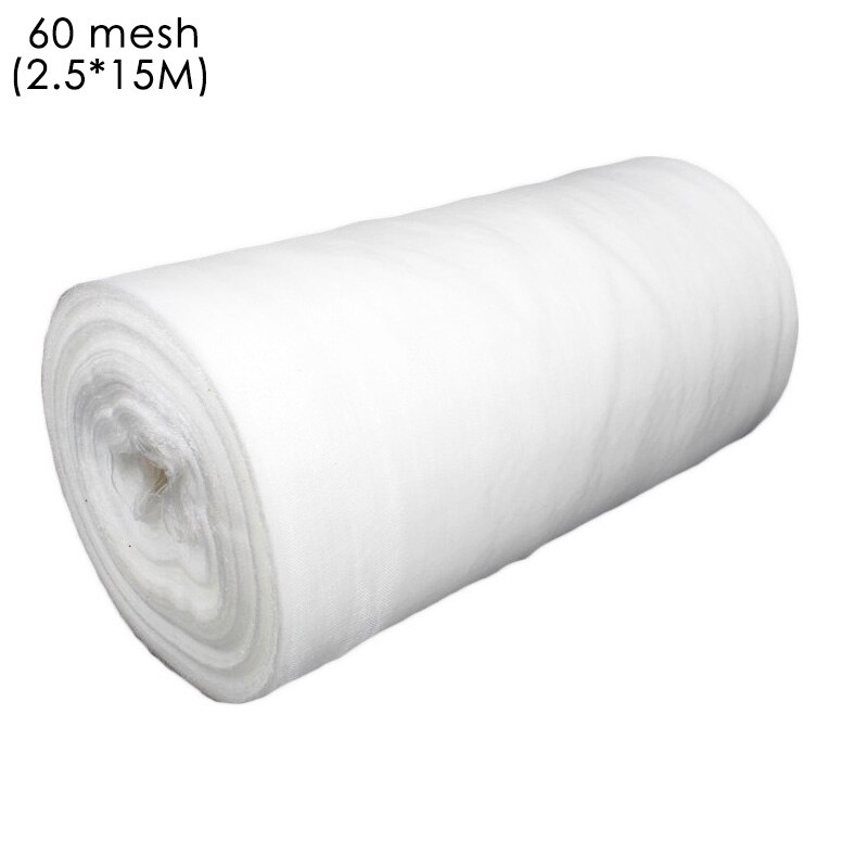 60 Mesh siatka ochronna do szklarni owoce warzywa osłona sieć na owady pokrywy roślin siatka ogrodowa ochrona przed szkodnikami siatka przeciw ptakom: 2.5x15m