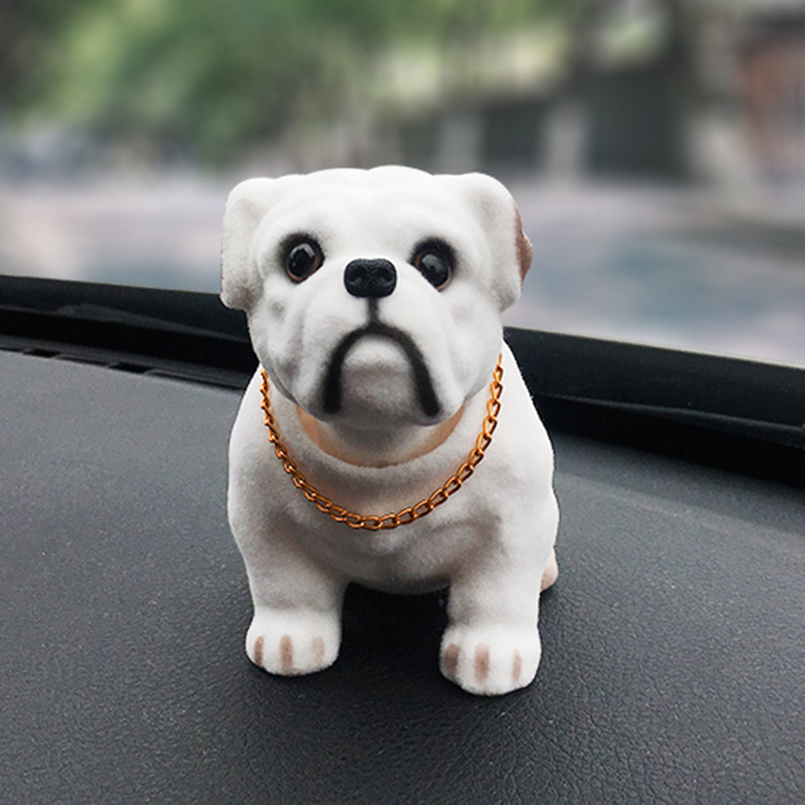 Puppe, der Höhle Kopf schüttelt, Hund, Kunstharz, Auto-Ornamente, Welpe, niedlicher Hund, Spielzeugfigur, Statue für Auto-Armaturenbrett, Tischdekoration