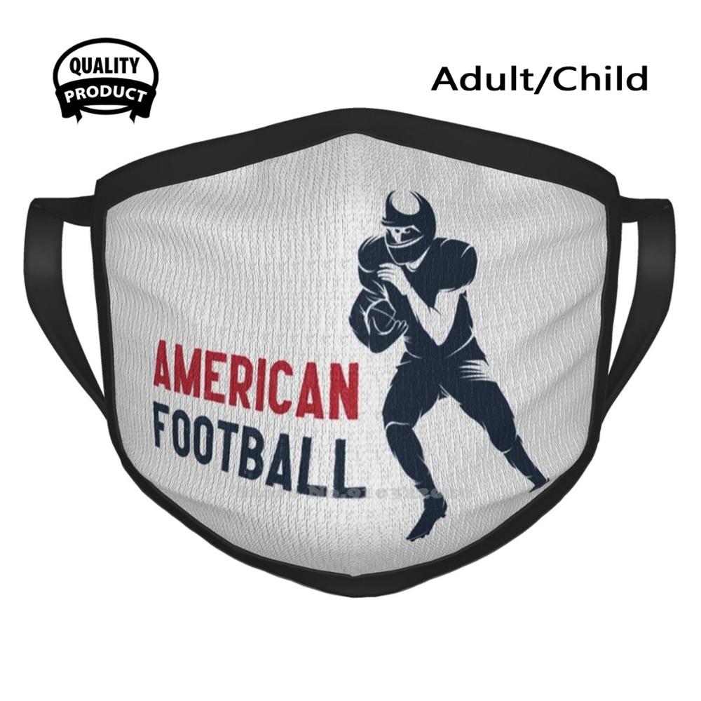 American Football Windproof Sport Mouth Neck Scarf Muffler American Football Merry Christmas American Football Tablet Cases: Black Mask / Adult Size
