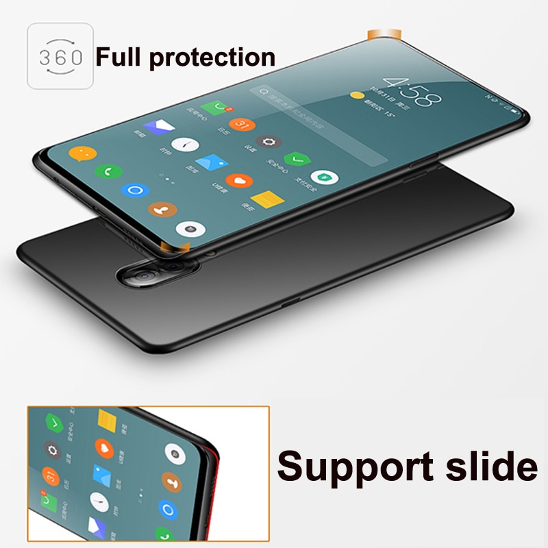 For Lenovo Z5 pro GT case gt855 Ultra-thin Soft Silicone Case back Cover For Lenovo Z5pro GT HD glass front Screen flim