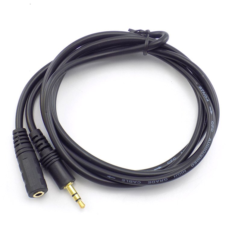 1.5/3/5/10M 3.5Mm Stereo Man-vrouw Audio Extension Cable Koord Voor Hoofdtelefoon tv Computer Laptop MP3/MP4 Oortelefoon