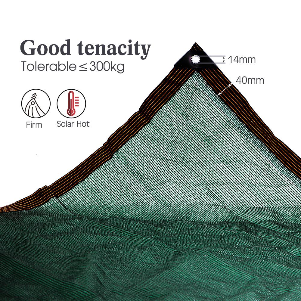 95% Shadeing Heavy Duty Shade Netting Dark Green HDPE Anti-UV Sunshade Net Garden Shadow Mesh for Summer Outdoor Pergola Fence