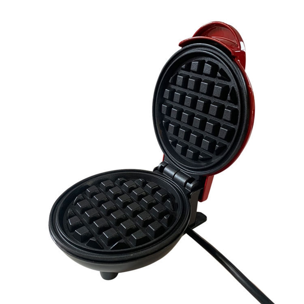 Minimáquina eléctrica para hacer gofres de 350W, horno de masa semiesférica, máquina de gofres para el desayuno, máquina de gofres para panqueque de huevo frito, máquina de Eggette: Gris claro