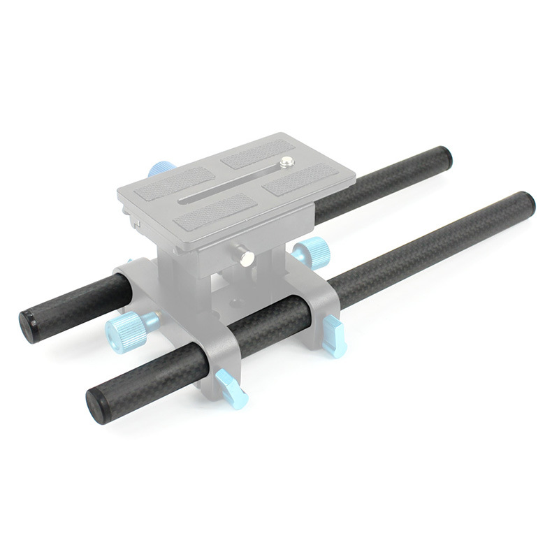 30Cm Follow Focus Rig Cage Rod Rail System Carbon Fiber Tube Rod For Camera Camcorder Photo Studio Accessories