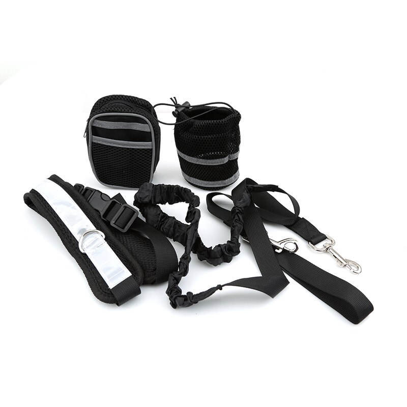 Huisdier Elastische Riem Running Hondenriem Set Handsfree Hondenriem Kraag Huisdier Accessoires Puppy Dog Harness Leash Voor Dieren KO879924