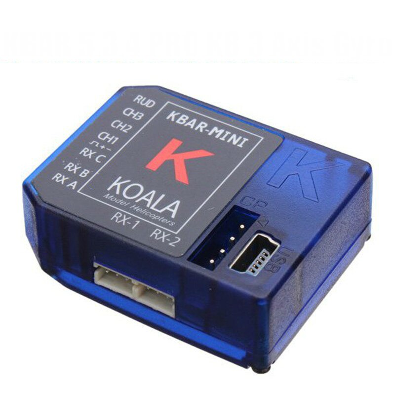 Kbar 5.3.4 Pro K8 3 Axis Gyro Flybarless System For Rc Helicopter Part