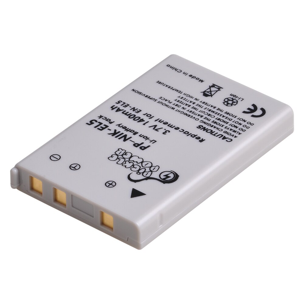 Batería EN-EL5 EL5 ENEL5 para cámara, Cargador USB LED para Nikon Coolpix P530, P520, P510, P100, P500, P5000, P5100, P6000, 3700, 4200: 1 battery