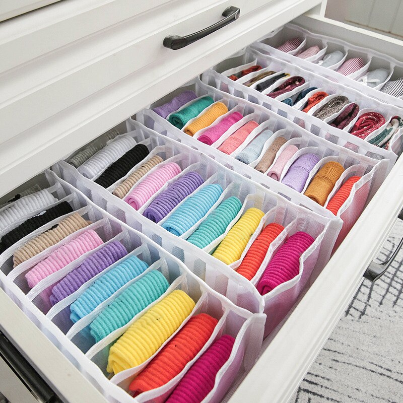 Ondergoed Opbergdoos Met Compartimenten Sokken Bra Underpants Organizer Drawers Divider Opbergdoos Kast Lade Divider