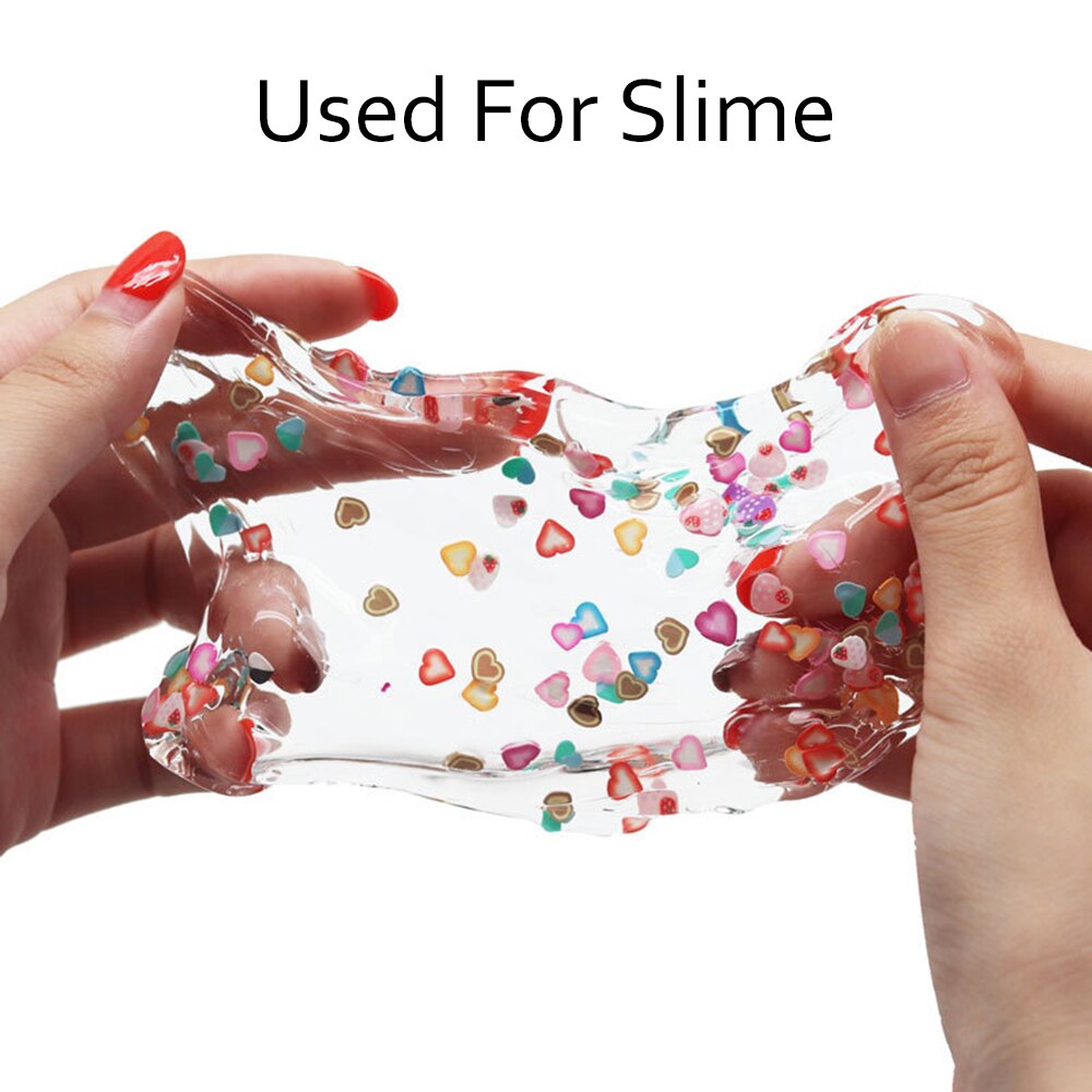 15 Styles Charms for Slime Supplies Kit Fluffy Slimes Fruit Polymer DIY Clear Slime Accessories Slide Putty Clay Toys for Kids