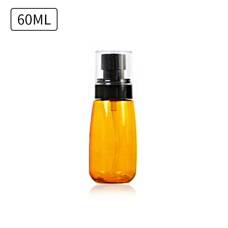 30ml/60ml 1pc genomskinliga sprayflaskor av plast bärbara reseflaskor små påfyllningsbara behållare tomma kosmetiska behållare
