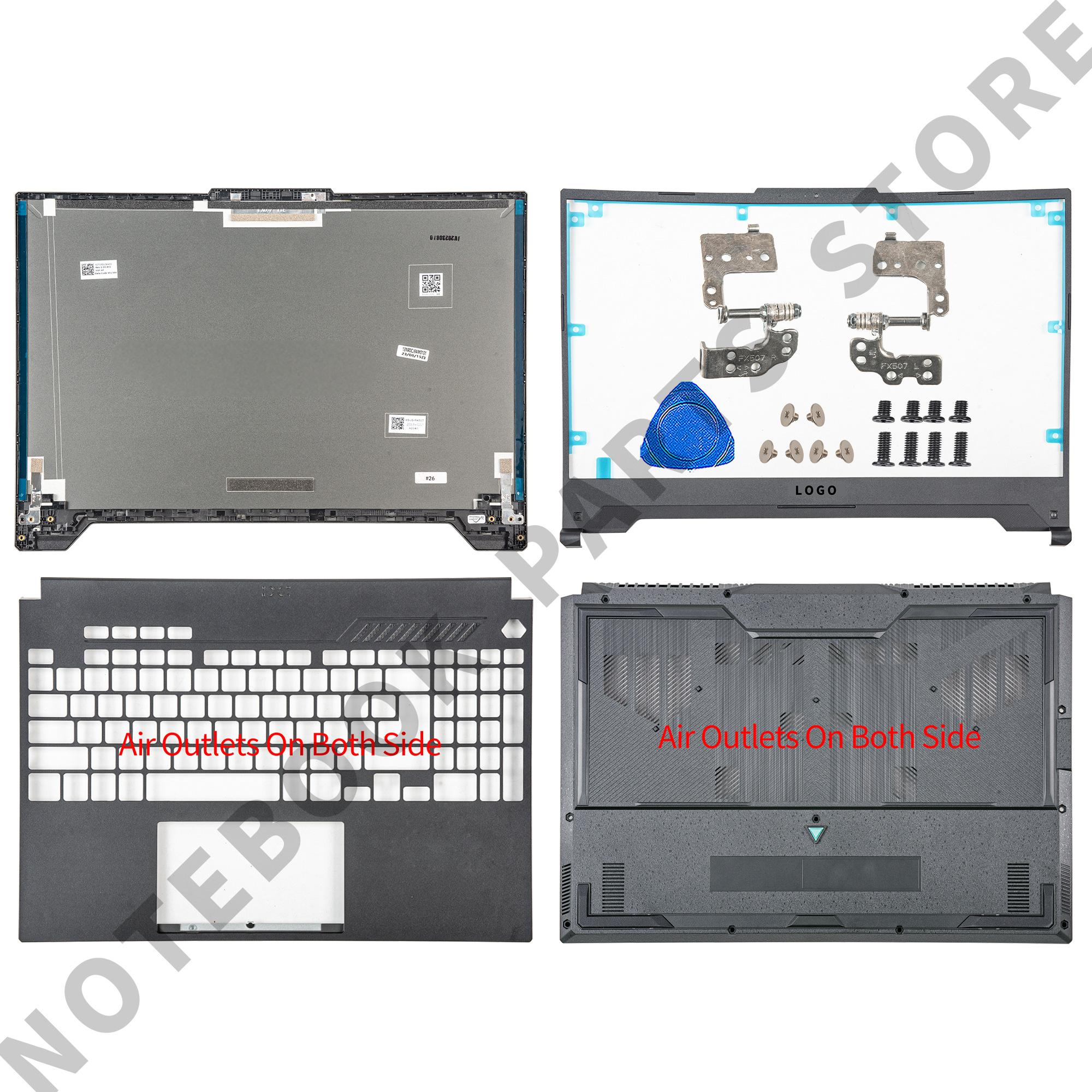 Air Outlet On Both Sides For TUF Gaming F15 FX507 FA507 FX507Z FX507ZM FA507R LCD Back Cover Front Bezel Hinges/Palmrst/Bottom