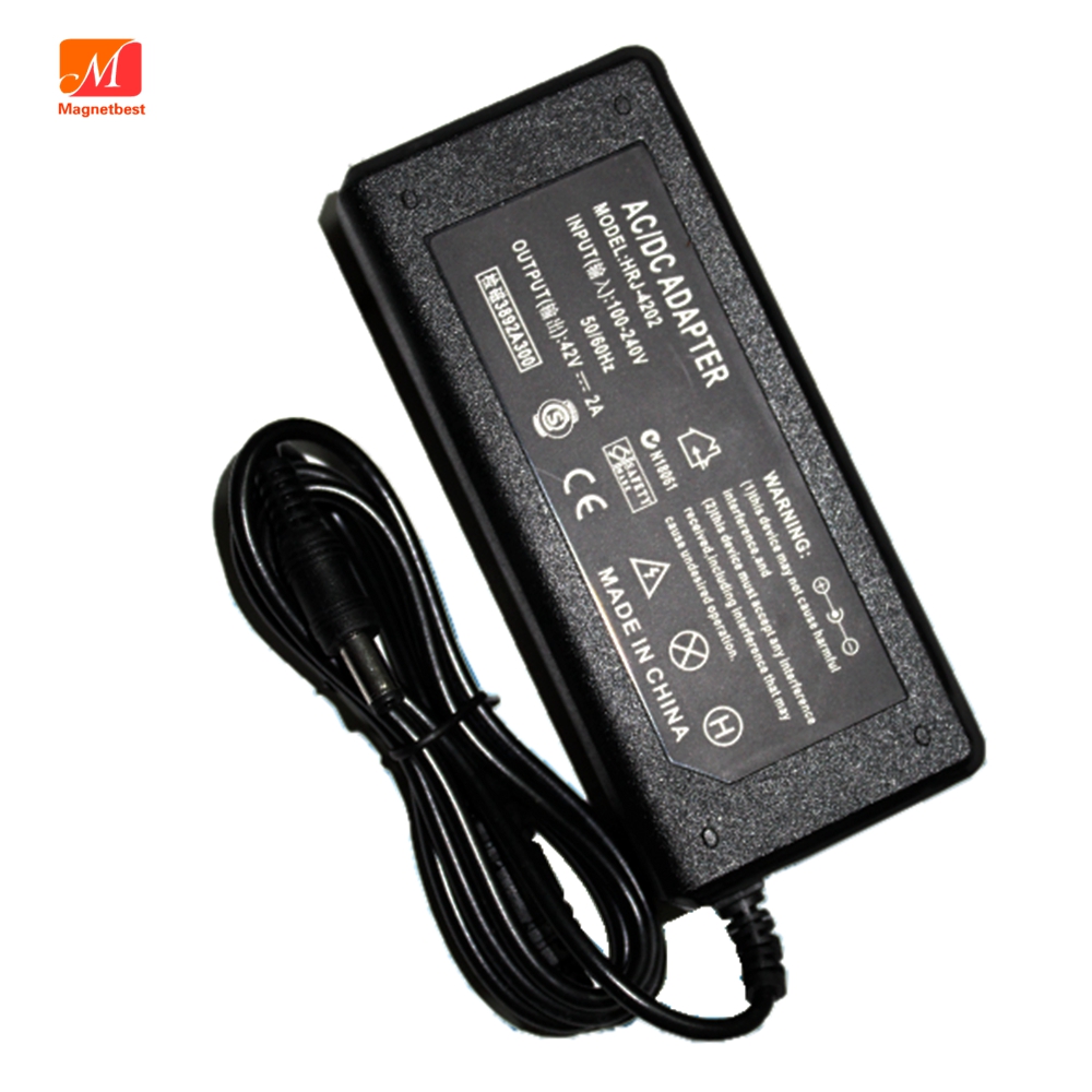 Transformador de fuente de alimentación de 42V, 2A, CA, CC, 42V2A, para enrutador CCTV, LED, tira rígida, Monitor LCD, 84W, adaptador, cargador