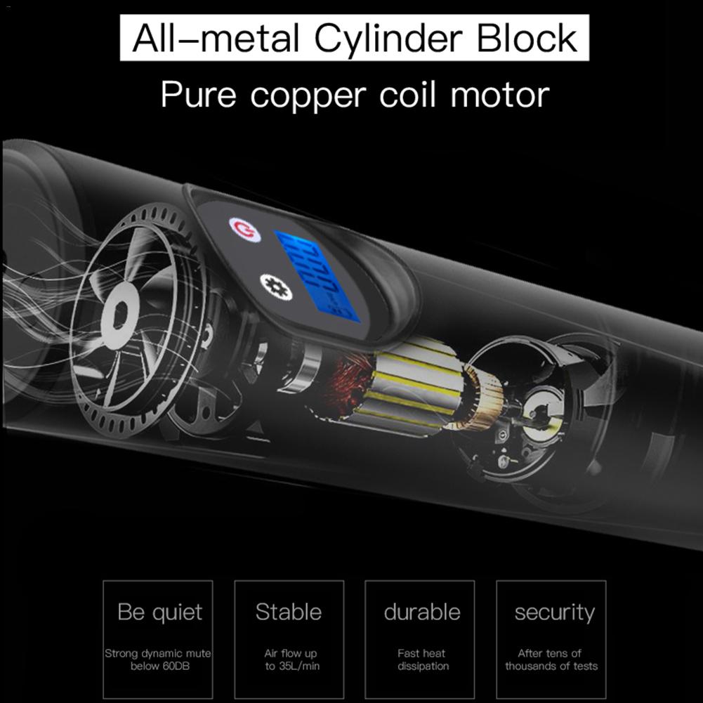 Draagbare Auto Luchtpomp Elektrische Tire Inflator 12V Draadloze Opblaasbare Pomp Auto Tire Inflator Slang Air Compressor Auto Accessoires