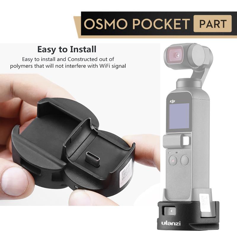 Ulanzi OP-4 adaptateur de trépied WiFi pour DJI Osmo poche WiFi socle accessoire avec tête de trépied fixation rapide d18