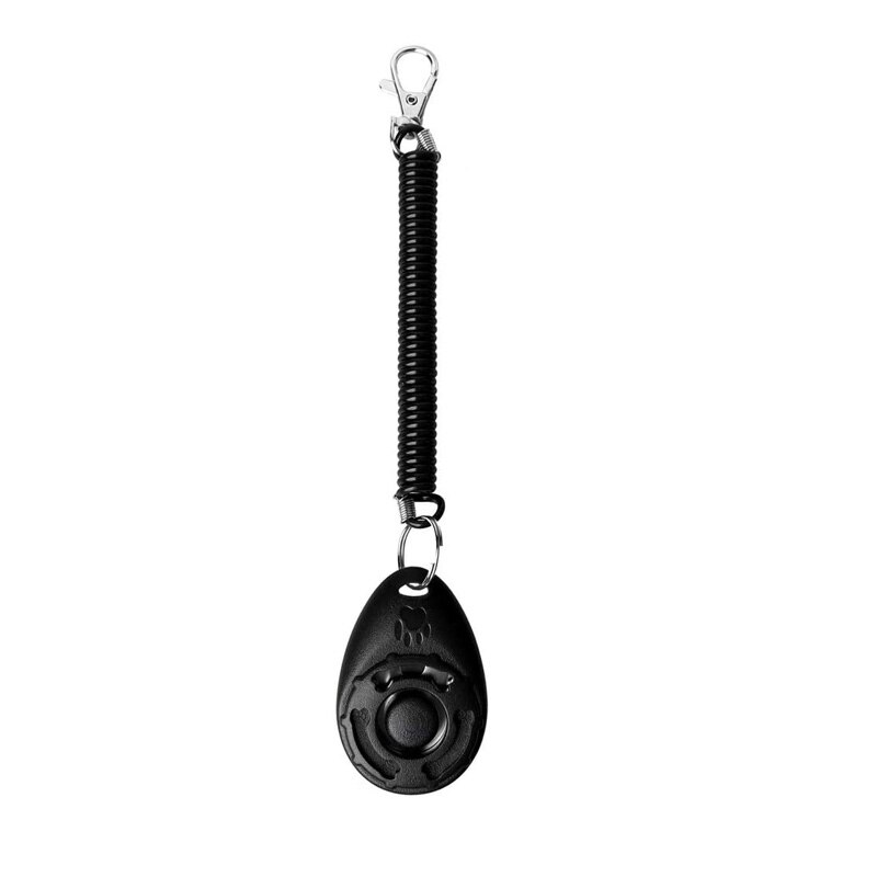 Pet Dog Training Clicker with Wrist Strap Dog Pet Training Clicker For Cats Puppy Birds Horses Behavioral Training Accessory: Black