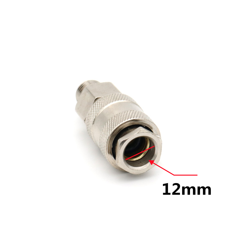Raccord pneumatique de Type ue, norme européenne 1/4 3/8 1/2, connecteur fileté mâle à dégagement rapide, coupleur pour compresseur d'air