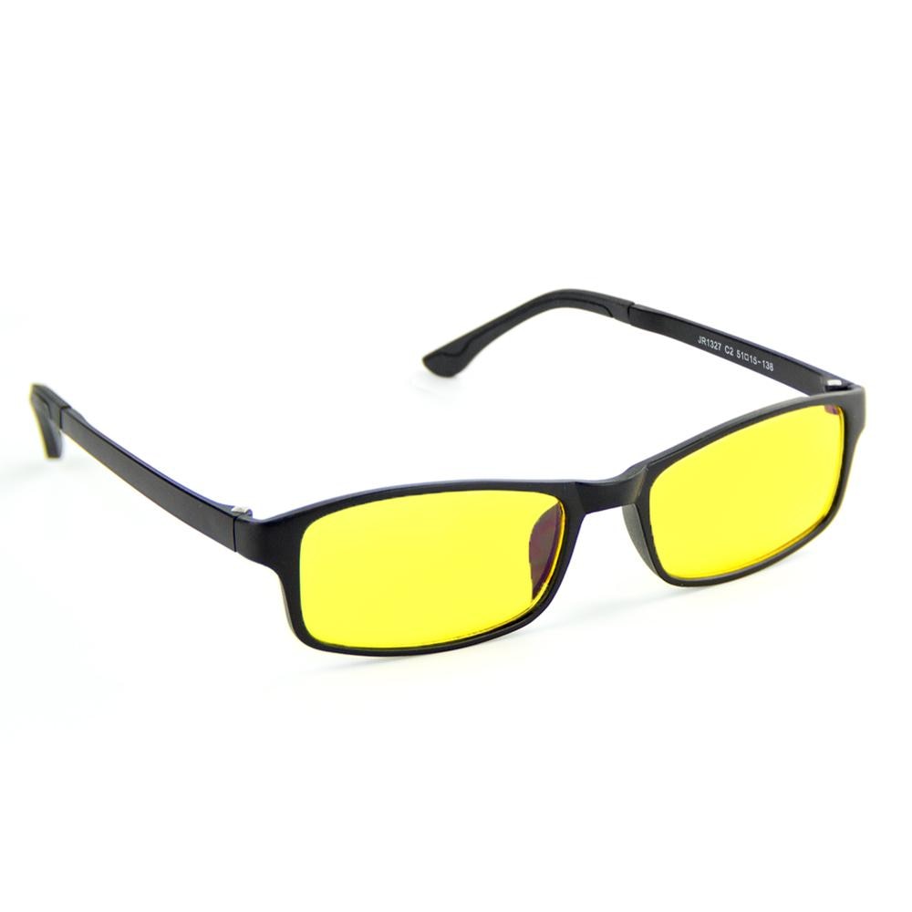 Cyxus Blue Light Blocking Glasses TR90 Rectangle Computer glasses Anti Eye Eyestrain Yellow Lenses Unisex 8327
