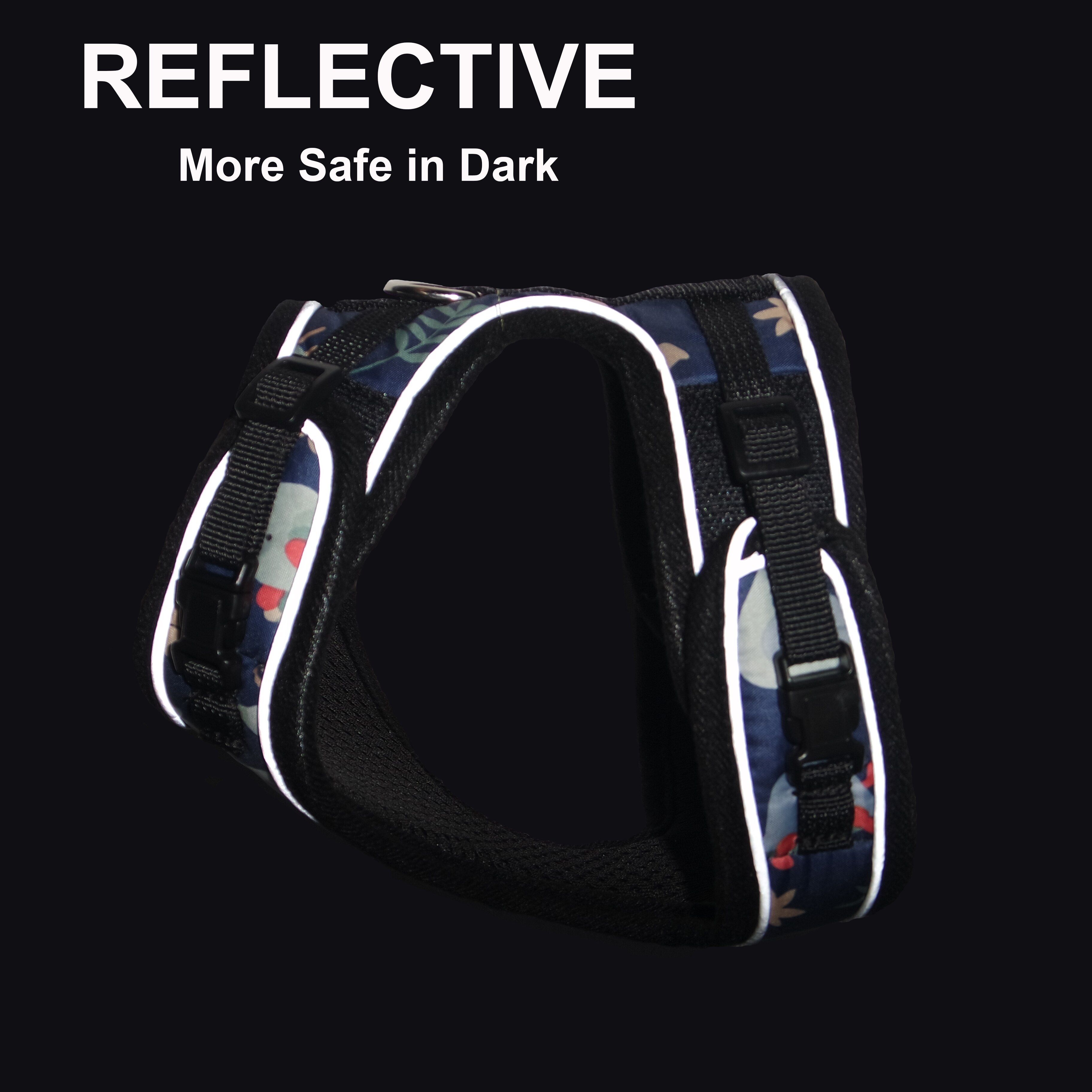 Cat Harness for Walking, Adjustable Soft Mesh Harnesses for Kitten Medium Large Cats Small Pets, Escape Proof Cat Vest Harness