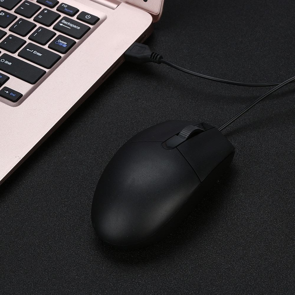 mousnx 1200 DPI USB Wired mouse Black Business Office Ergonomic wired mouse gamer Mice For PC Laptop Mac 0316