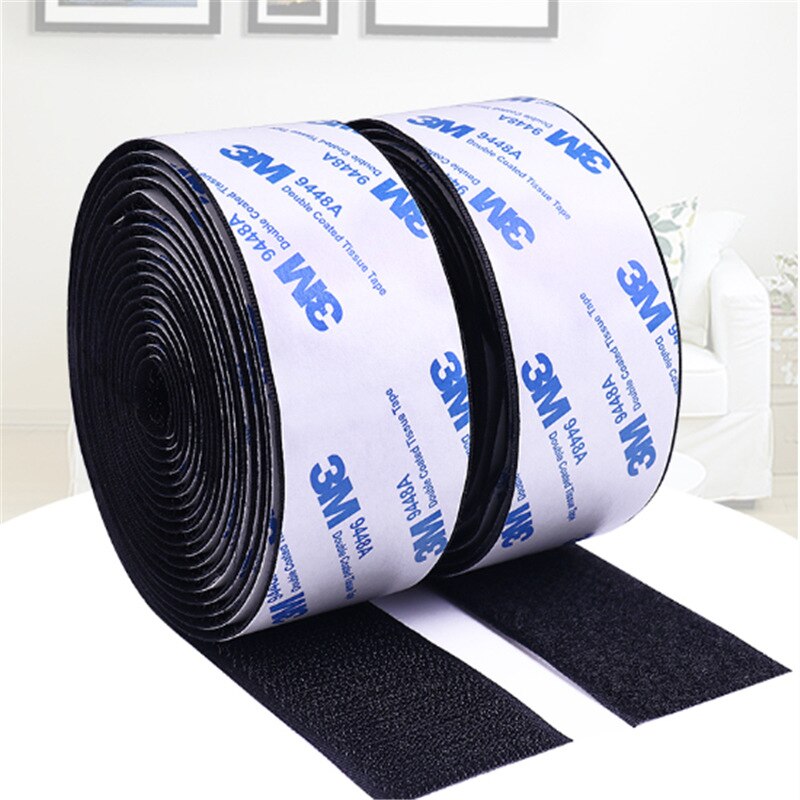 1M/Pair Self Adhesive Hook And Loop Tape16/20/25/30/38/50mm Sticky Nylon Fabric Adhesive Fastener Tape For DIY Accessories