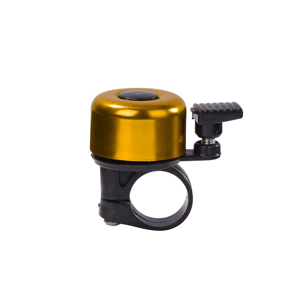 Mini corne vélo guidon VTT en alliage d'aluminium son alarme anneau cloche vélo Portable anti-poussière cyclisme pièces: Yellow